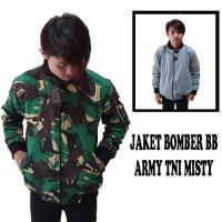 Super Hot! JAKET BOMBER BB ARMY TNI MISTY BUKAN PARASUT