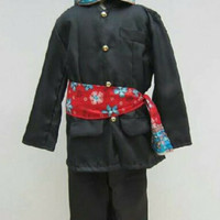 Jual Pakaian adat anak baju betawi+blangkon size L - XL Murah