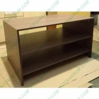 meja rak tv kayu simple minimalis murah prodesign hitam coklat bandung