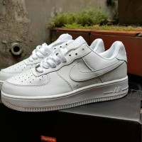 Nike Air Force One White Premium Original / Sepatu Sneakers
