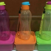 Eco bottle 500 ml flip & Small summer fun Tupperware