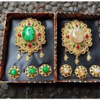 Bros Alpaka Bali / Bros Modern / Bros Kebaya Bahan Alpaka Bonus Cincin
