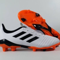 Sepatu Bola Adidas Predator 18.4 White Black Red FG Replika Impor