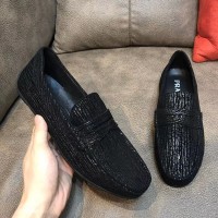Sepatu slip on kulit prada loafer kw mirror ori quality 1:1 ori import