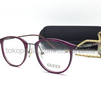 Frame Kacamata Wanita Guci Q6006 Bisa Ganti Lensa Anti Radiasi