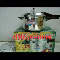 Panci presto stainless 8 liter AIRLUX Doble pluit dan karet cadangan