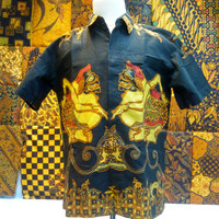 Batik Kemeja Tulis Cabut Semar Ismoyo Trikot Pirukun Esklusif