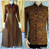 promo BAJU BATIK COUPLE GAMIS KEMEJA LENGAN PANJANG MOTIF TERBARU 01