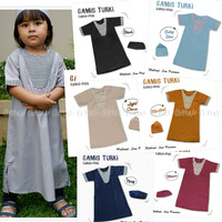 Jual Gamis Koko Turki Anak 0-6 Tahun Abaya Jubah Baju Muslim Anak Laki Murah