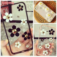 BotexBling DIY flower Case for samsung galaxy S6 Edge plus S7 Edge s8