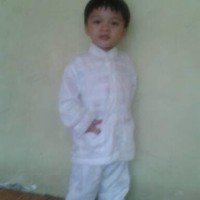 Best baju koko stelan putih anak 2 dan 3 tahun