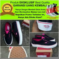 RARE PRODUCT SEPATU SNEAKERS WANITA VANS AUTHENTIC MULTIPOP BLACK RA