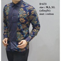 Baju Kemeja Slim Fit / Kemeja Pria Lengan Panjang / Baju Distro Pria