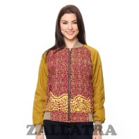 Jaket Bomber Batik Asli Riau Berkualitas - Zallatra JK11