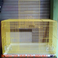 KANDANG BESI LIPAT KUCING/KELINCI/KANDANG UMBAR TERNAK BURUNG GOKILAT
