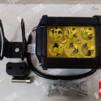 Lampu Tembak/Sorot/Kabut Motor/Mobil LED Worklight 18 Watt 6 Mata