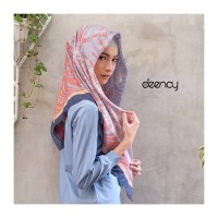 Jual Hijab Printing / Jilbab Segi Empat Deenay - ABEY Murah