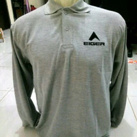 Polo Shirt Baju Kaos lengan panjang eiger