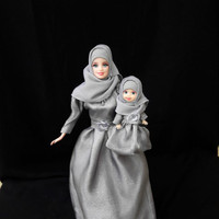 Boneka barbie couple muslimah