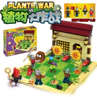 Plants VS Zombie Mainan Action Figure Minecraft