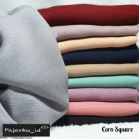 JILBAB PERSEGI HIJAB CORNSKIN SQUARE KERUDUNG SEGI EMPAT JILBAB MURA