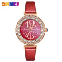 Promo EMWSA0RE SKMEI Jam Tangan Fashion Wanita 9158 Red