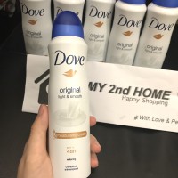 Jual DOVE Deodorant Spray Original Light & Smooth 150ml / 150 ml Murah