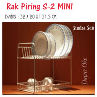 Rak Piring Susun 2 Mini