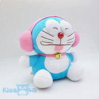 Jual Boneka doraemon headset pink Murah