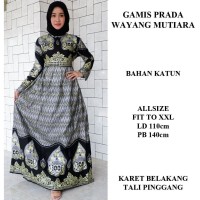 gamis batik wanita modern baju batik muslimah murah gamis prada