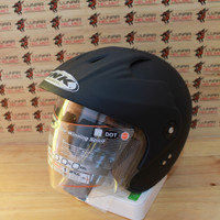 Helm ink batman hitam doff black