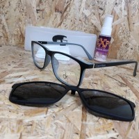 Kacamata Clip On Paket Hemat Free Lensa Supersin Anti Uv