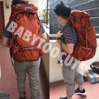 JUAL TAS GUNUNG CARRIER OSPREY BEKAS SECOND ATMOS 50 AG KONDISI BAGUS