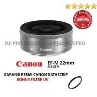 LENSA CANON 22MM F2 STM - LENSA MIRRORLES CANON EF-M 22MM F2 STM