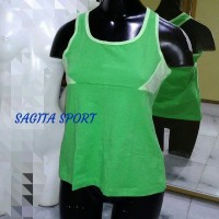 Baju Senam Wanita Merk Silver Warna Hijau