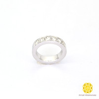 Cincin Kawin Emas Putih 750 Berlian Murah hari ini Terbaru Model 2018