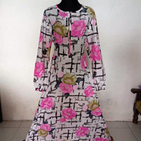 Baju gamis wanita muslim katun jepang murah terbaru 2018