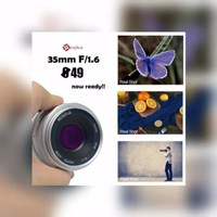 LENSA FIX MCOPLUS 35MM F1.6 FOR SONY/CANON/FUJIFILM