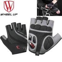 Jual Sarung Tangan Sepeda Gel - WHEEL UP Half Finger Gloves Murah