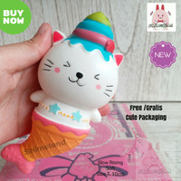Squishy Cat Mermaid Putri Duyung Kucing Mainan Anak Slow Murah