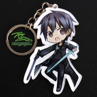 Gantungan Kunci Anime Kirigaya Kazuto Kirito Sword Art Online SAO