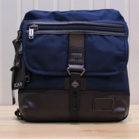 Tas Selempang Pria. Merk Tumi. Warna Biru. Bahan Balistic Nylon. Murah