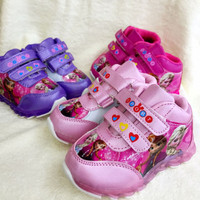 Sepatu Kets Sneaker Frozen untuk Anak Perempuan / Cewek