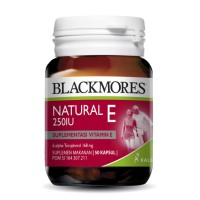 Jual Blackmores Natural Vitamin E 250 IU 50 Kapsul BPOM HALAL KALBE ORI Murah