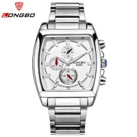 Longbo Jam Tangan Analog Pria - 80009001 - White