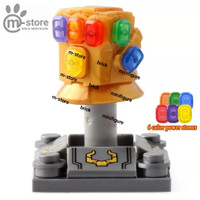 Jual lego avengers infinity war thanos infinity gauntlet brick toy Murah