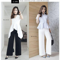Celana Panjang Lebar Wanita / Celana Wide Leg (C378)