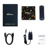 Android TV Box H96 Max RK3328 Quad Core 4GB 64GB By.wah acc