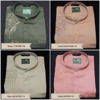 AYO PROMO Baju koko Kemeja koko lengan pendek al Mia Jumbo Bigsize Be