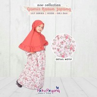 SET GAMIS KATUN JEPANG ANAK by PAKU PAYUNG SIZE L